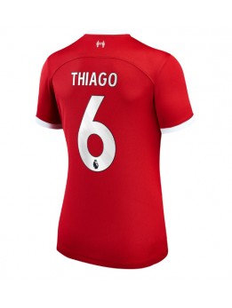 Ženski Nogometna dresi replika Liverpool Thiago Alcantara #6 Domači 2023-24 Kratek rokav